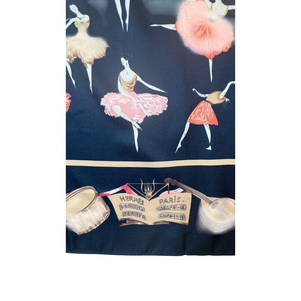 2/$30 Fashion Geometric Dancing Ballerina Satin Silk Fashion Scarves - Picture 8 of 9